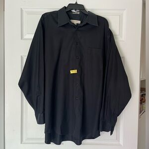 Pronto Uomo Black Dress Shirt